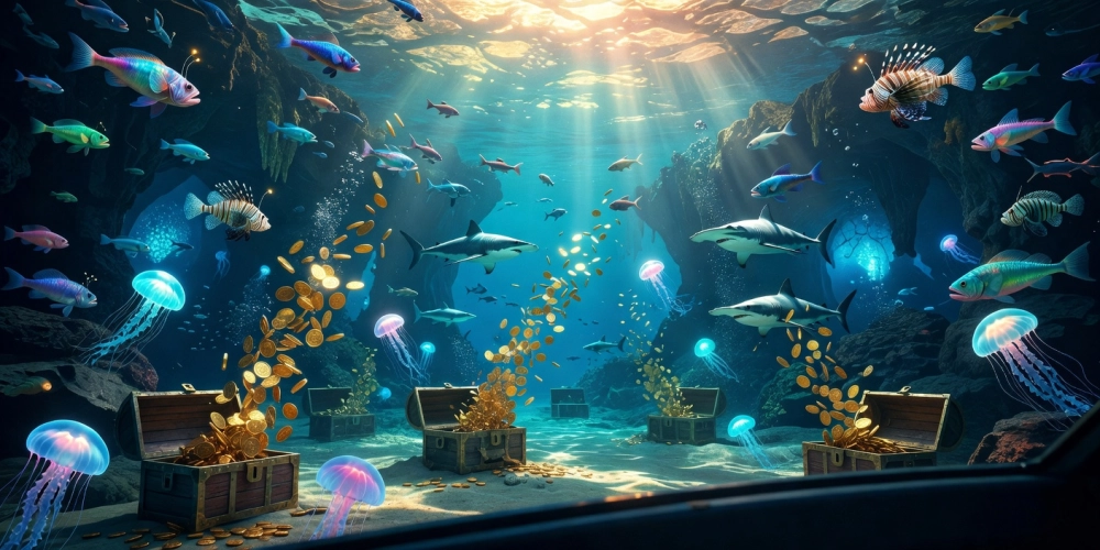 Trải nghiệm bắn cá đại dương nh88 với hàng trăm loài cá và phần thưởng hấp dẫn