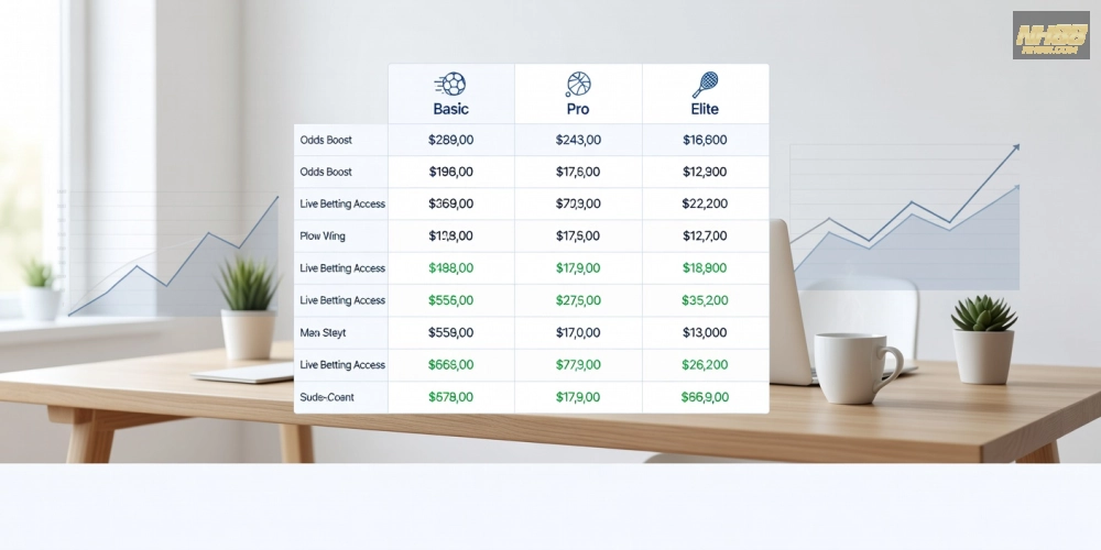 Bảng giá chi tiết các gói cá cược trò chơi thể thao NH88 cập nhật năm 2025