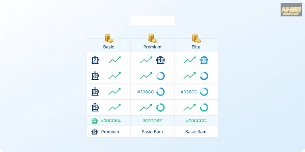 Bảng giá chi tiết các gói cược quay nổ hũ nh88 cập nhật mới nhất năm 2025