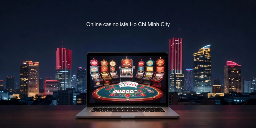 Hình minh họa khái niệm casino trực tuyến tại TP. Hồ Chí Minh với nền tảng NH88 uy tín