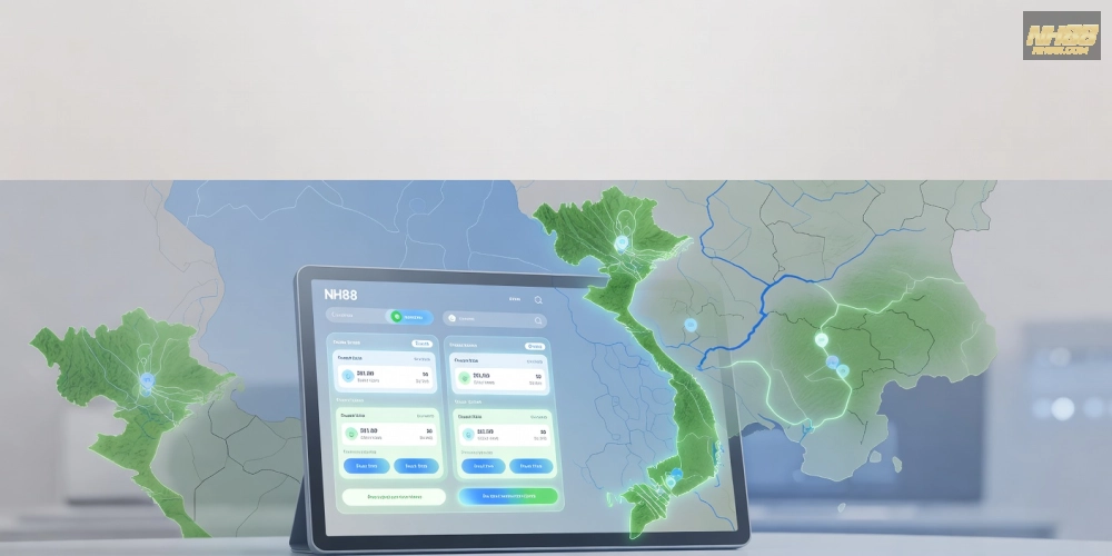 Hình minh họa khái niệm xổ số miền Bắc trên nền tảng nh88 uy tín năm 2025