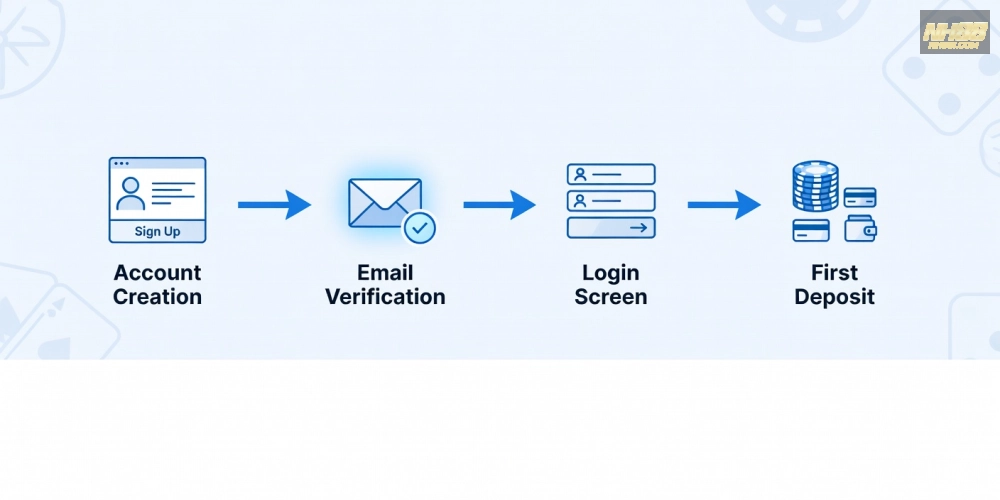 Hướng dẫn từng bước đăng ký tài khoản live casino house nh88 an toàn và nhanh chóng