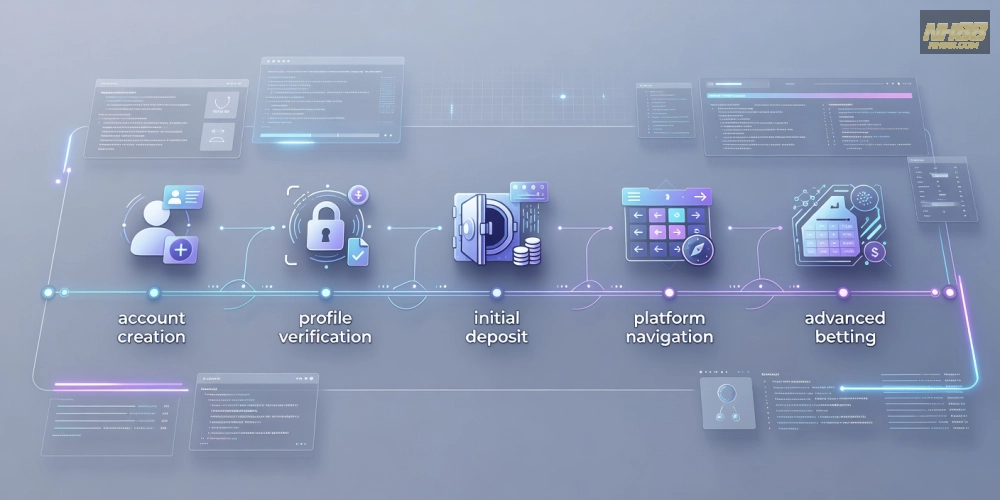 Hình minh họa quy trình đăng ký và sử dụng NH88 từ cơ bản đến nâng cao