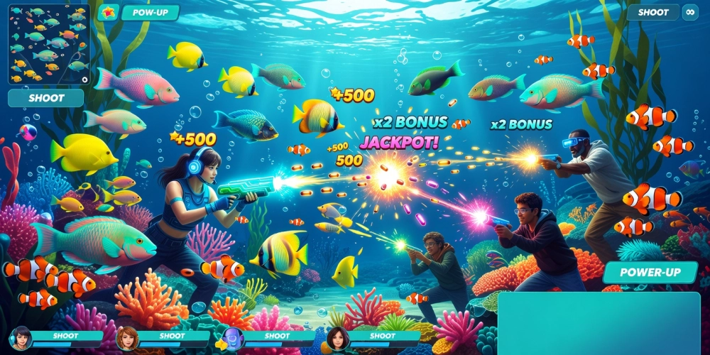 Hình ảnh gameplay bắn cá zui nh88 trên nền tảng ZuiClub với hiệu ứng đặc biệt