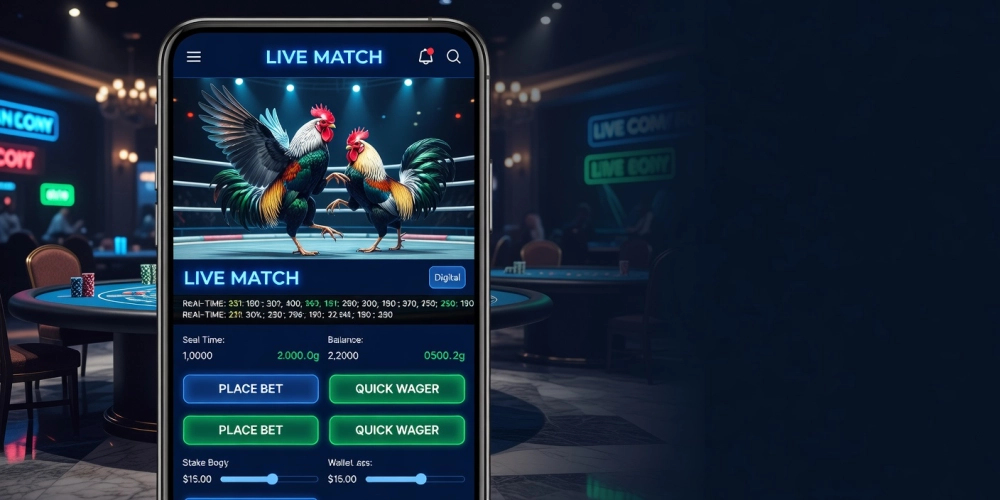 Minh họa nền tảng SV388 với giao diện xem đá gà trực tiếp mượt mà